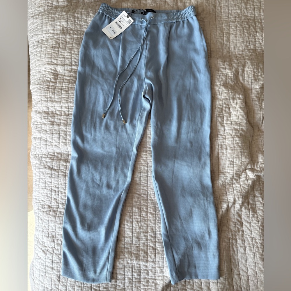 Zara Sky Blue Joggers